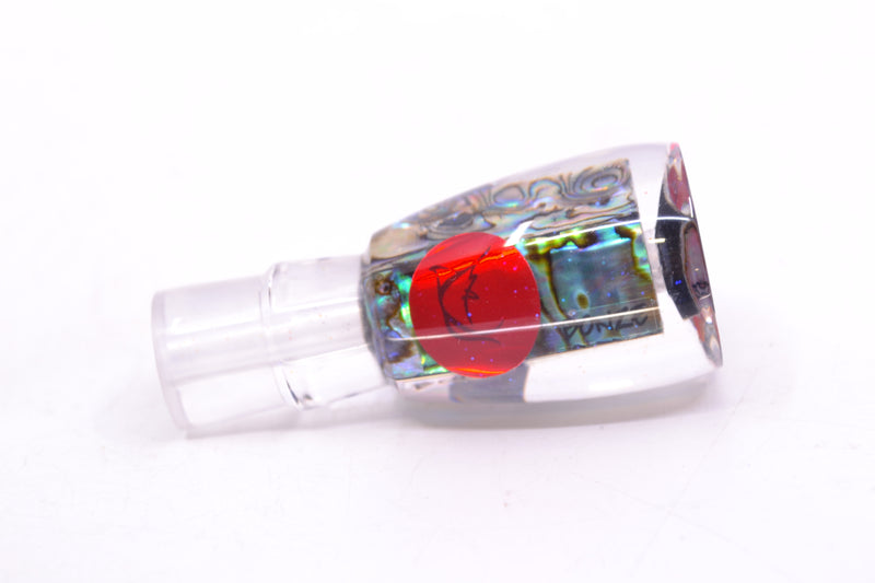 Bonze Lures Paua Shell Red Eyes Bombshell 5" 0.5oz