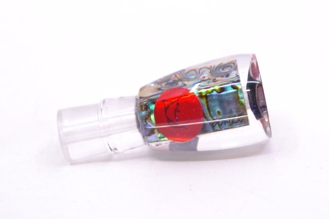 Bonze Lures Paua Shell Red Eyes Bombshell 5" 0.5oz GZE