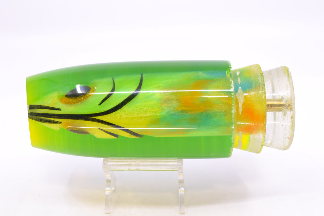 Joe Yee by KEGZ-Niiyama Collab Blue-Green-Orange #1 Fish Head Double Plunger 16" 13oz