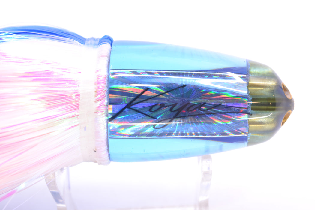 Koya Lures Ice Blue Rainbow Starburst 1/4" Jet Clean Sweep Bullet 10" 7oz Strobez GZE