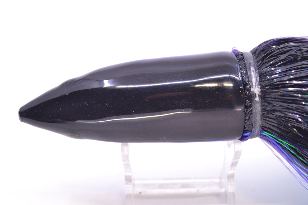 Ali'i Kai Lures Aku 12" 10.7oz EZ Flash Black-Purple Stripes-White with Aku Stripes