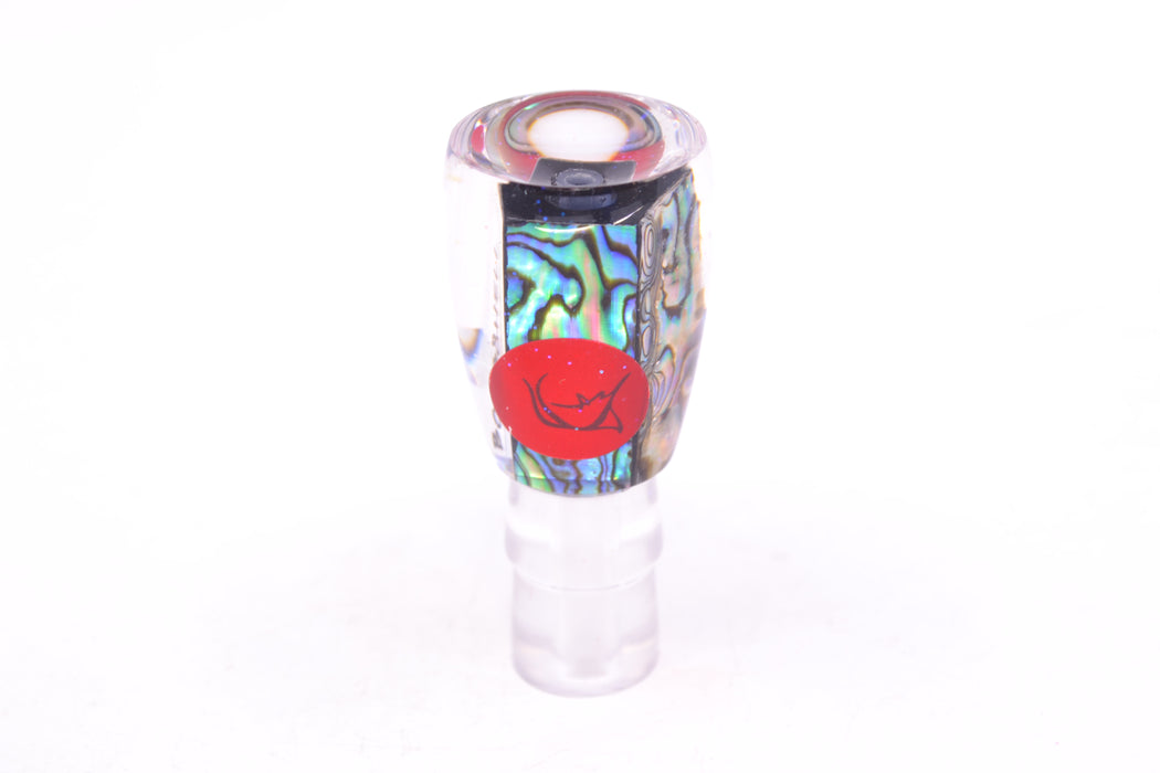 Bonze Lures Paua Shell Red Eyes Bombshell 5" 0.5oz GZE