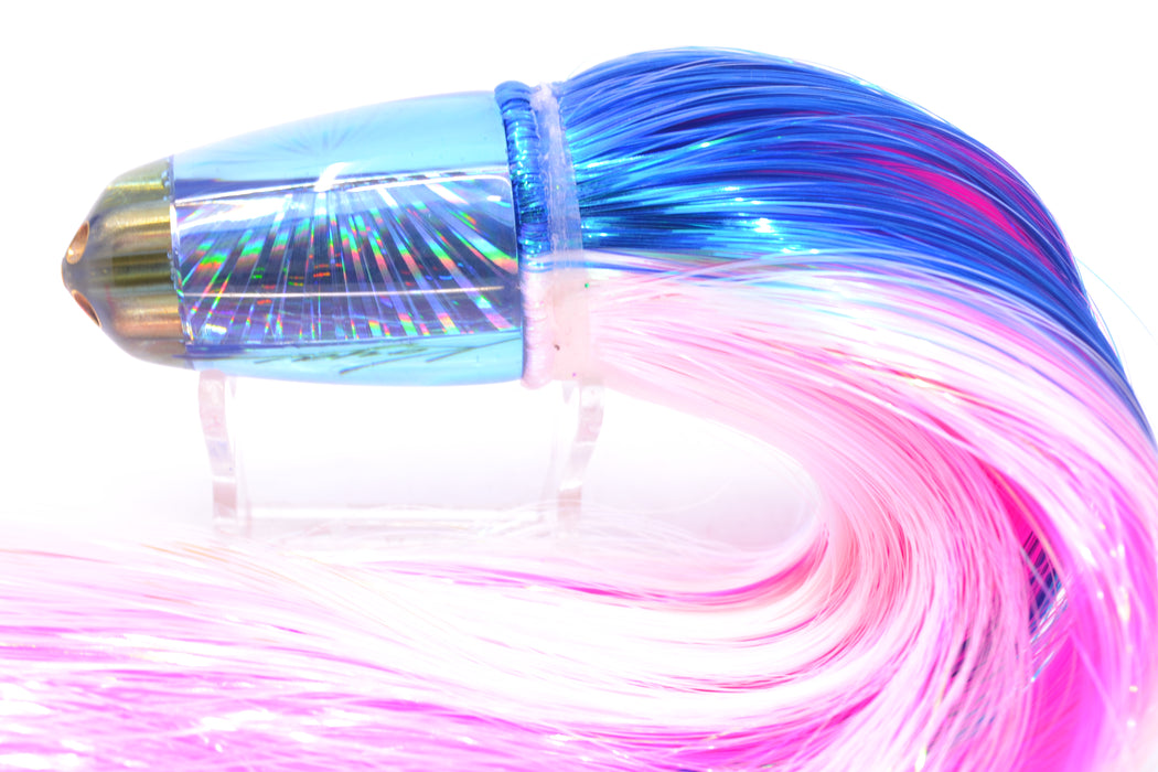 Koya Lures Ice Blue Rainbow Starburst 1/4" Jet Clean Sweep Bullet 10" 7oz Strobez GZE