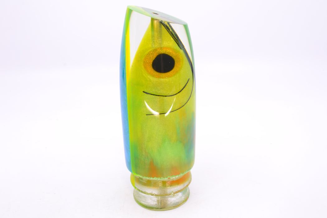 Joe Yee by KEGZ-Niiyama Collab Blue-Green-Orange #1 Fish Head Double Plunger 16" 13oz
