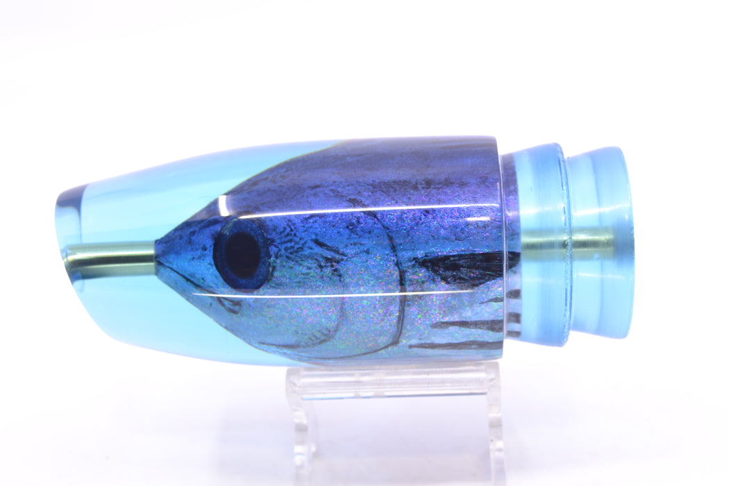 Joe Yee by KEGZ-Niiyama Collab Ice Blue Aku Fish Head Super Plunger 14" 7.2oz