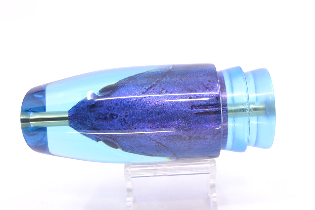 Joe Yee by KEGZ-Niiyama Collab Ice Blue Aku Fish Head Super Plunger 14" 7.2oz