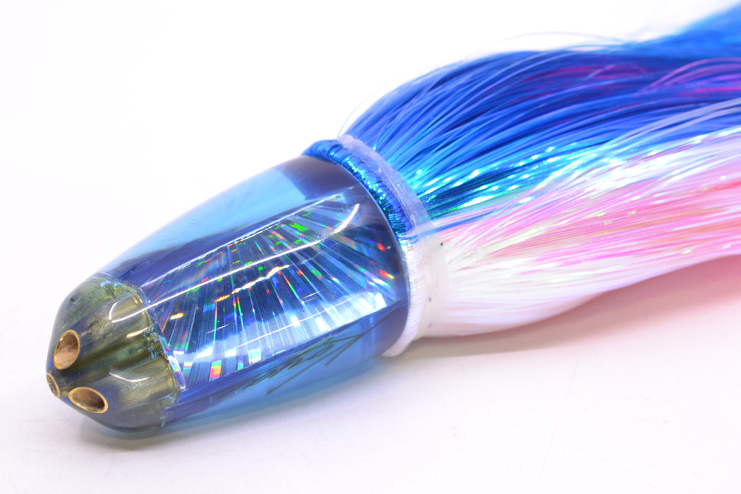 Koya Lures Ice Blue Rainbow Starburst 1/4" Jet Clean Sweep Bullet 10" 7oz Strobez GZE