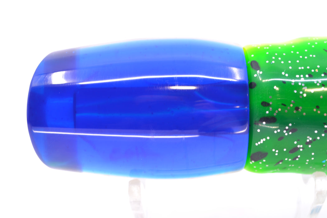 Marlin Magic Lures Golden MOP Blue Back Red Eyes Baby Ruckus 10" 6.5oz Skirted