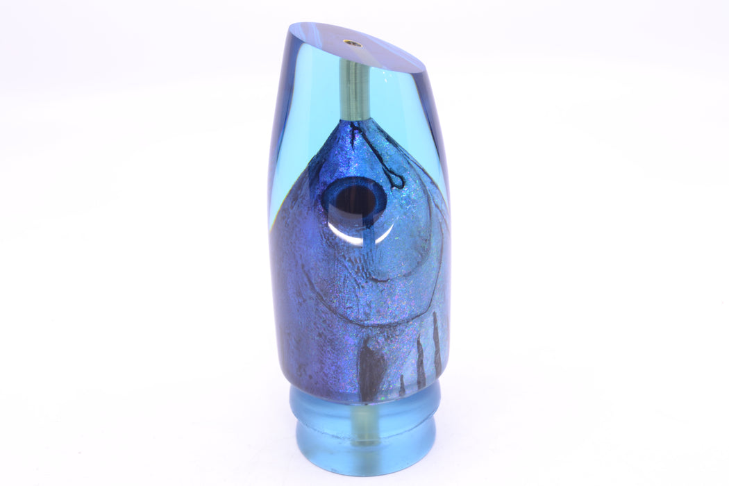 Joe Yee by KEGZ-Niiyama Collab Ice Blue Aku Fish Head Super Plunger 14" 7.2oz