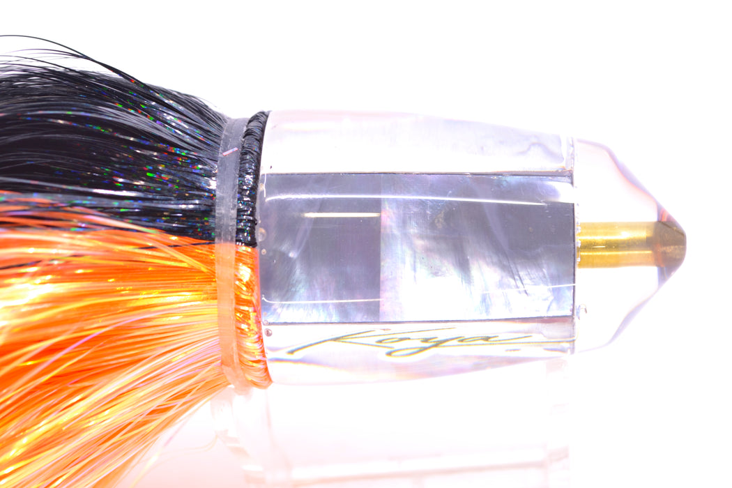 Koya Lures Gray MOP Bullet 9"+ 7.5oz Strobez Black-Orange GZE