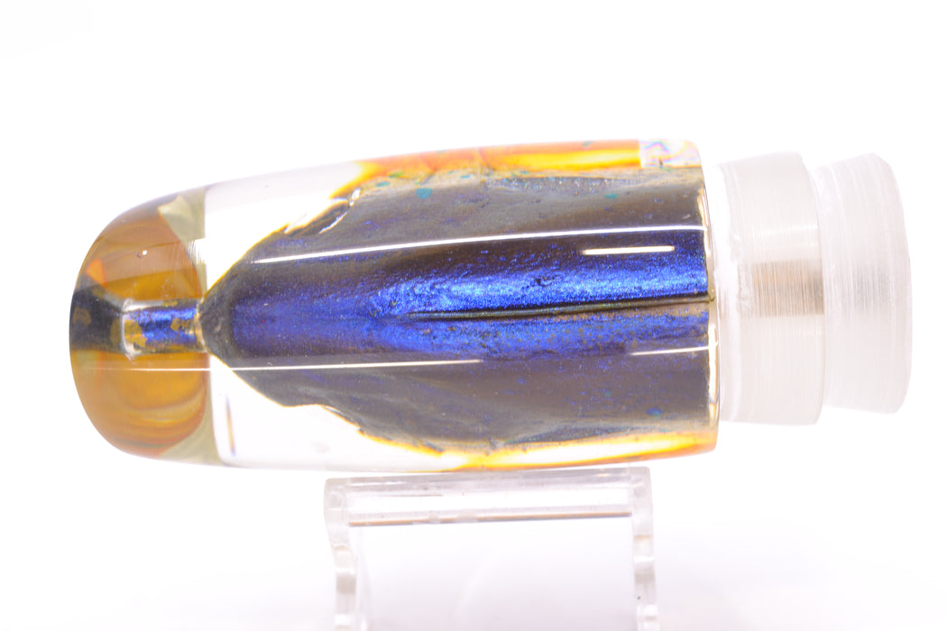 Ali'i Kai Lures Blue-Green-Yellow Mahi Fish Head Yakuza 14" 6.8oz