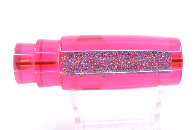 Koya Lures Red Rainbow Scale Silver Glitter Pearl Red Eyes Hard Head 9" 2oz