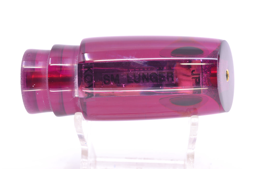 Koya Lures Purple Mirrored Black-Red Eyes JP Small Lunger 10" 3.5oz