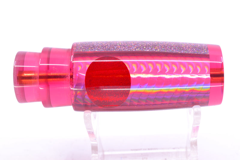 Koya Lures Red Rainbow Scale Silver Glitter Pearl Red Eyes Hard Head 9" 2oz