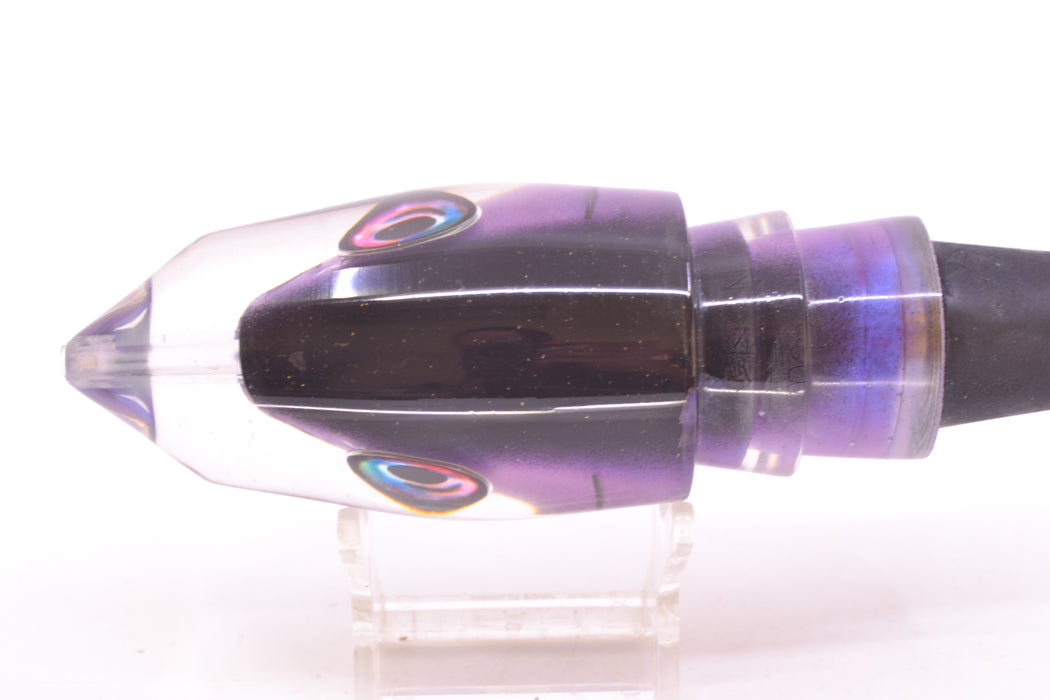 Aloha Lures Black-Purple-Silver "Scared $#!Tless" Deep Six 12" 7.8oz