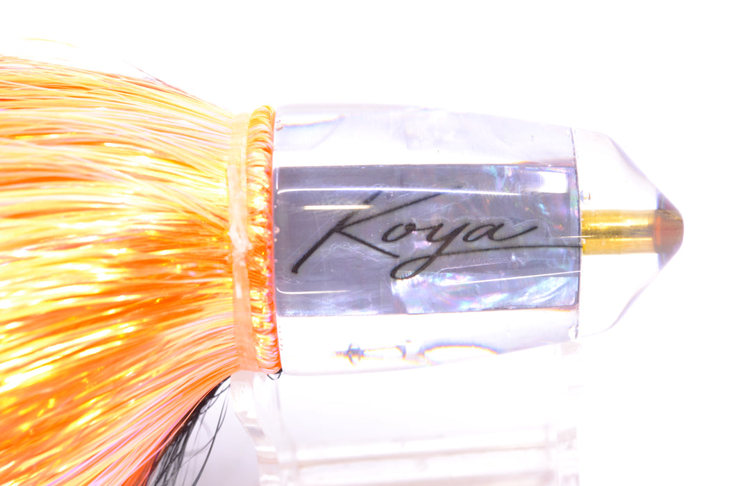 Koya Lures Gray MOP Bullet 9"+ 7.5oz Strobez Black-Orange GZE