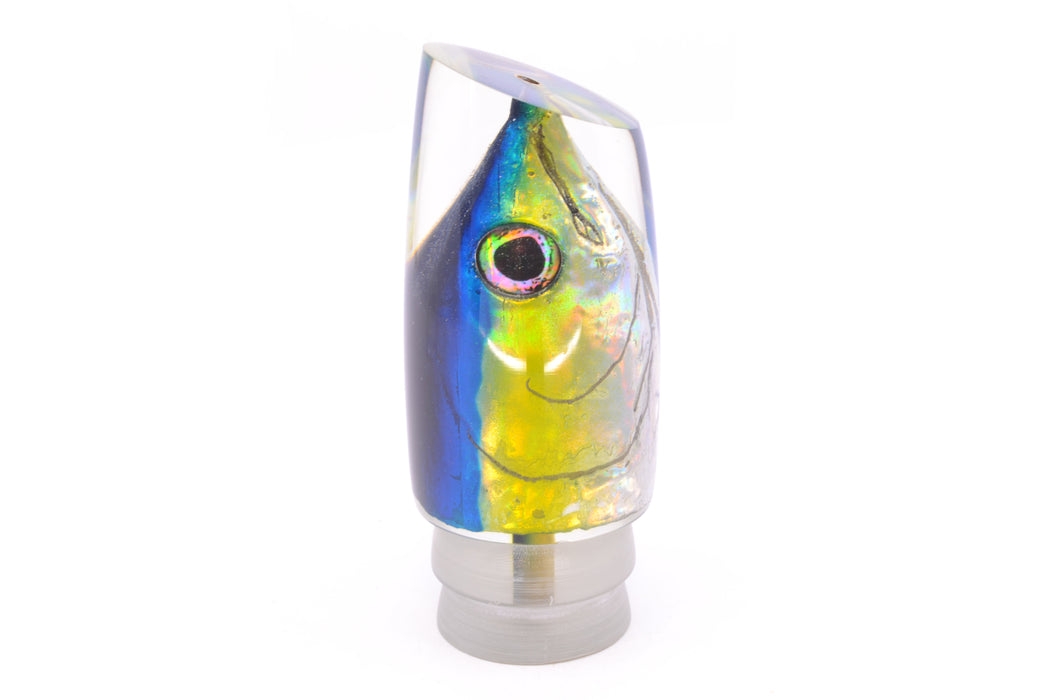 Ali'i Kai Lures Black-Blue-Yellow-Silver Yellowfin Fish Head Yakuza 14" 6.8oz