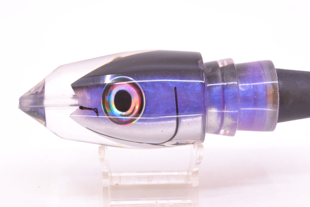 Aloha Lures Black-Purple-Silver "Scared $#!Tless" Deep Six 12" 7.8oz