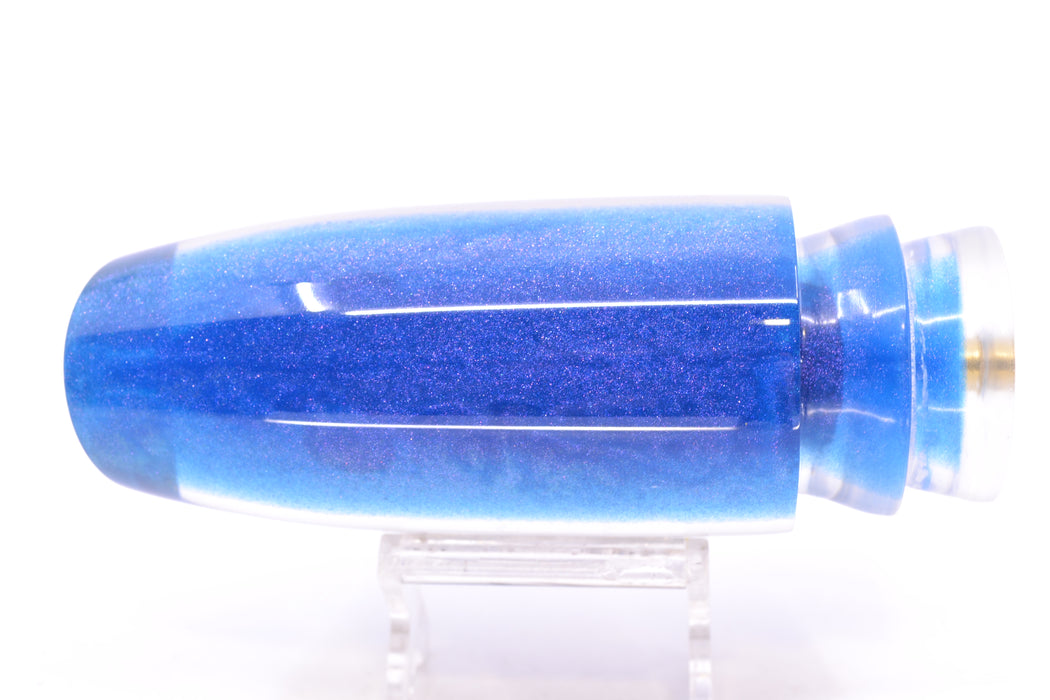 Joe Yee by KEGZ-Niiyama Collab Blue Skipjack Fish Head Purple Back Super Plunger 14" 7.2oz