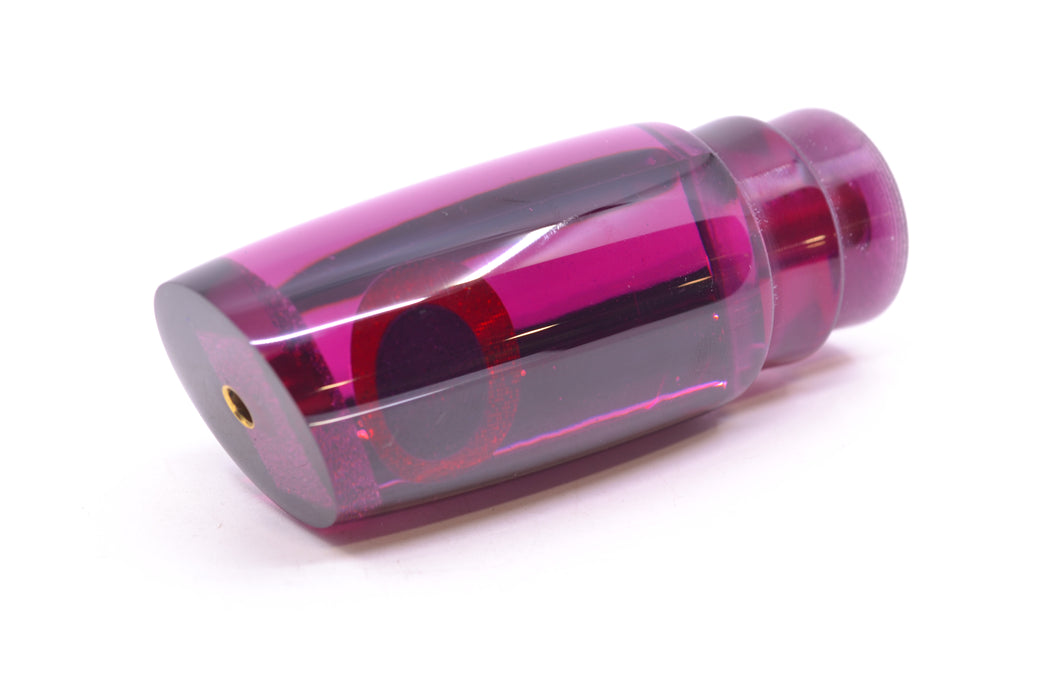 Koya Lures Purple Mirrored Black-Red Eyes JP Small Lunger 10" 3.5oz