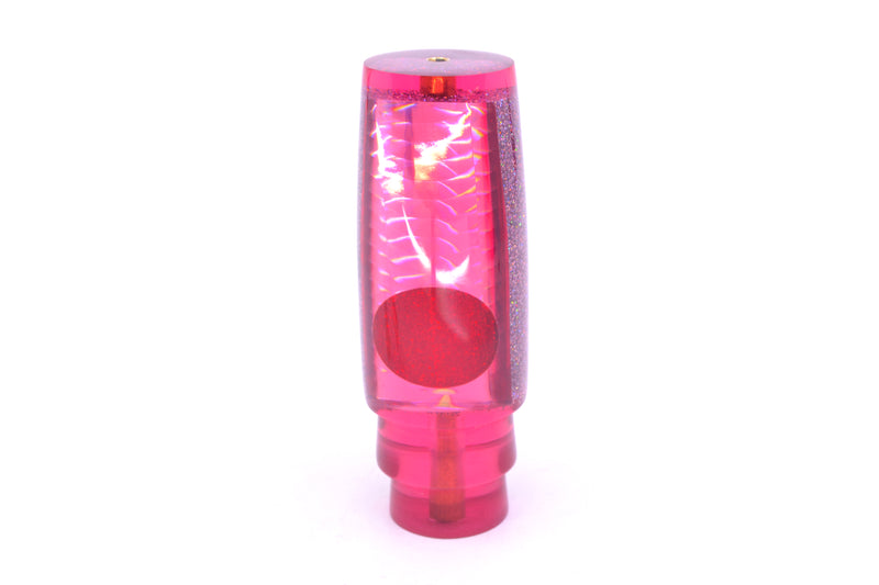 Koya Lures Red Rainbow Scale Silver Glitter Pearl Red Eyes Hard Head 9" 2oz