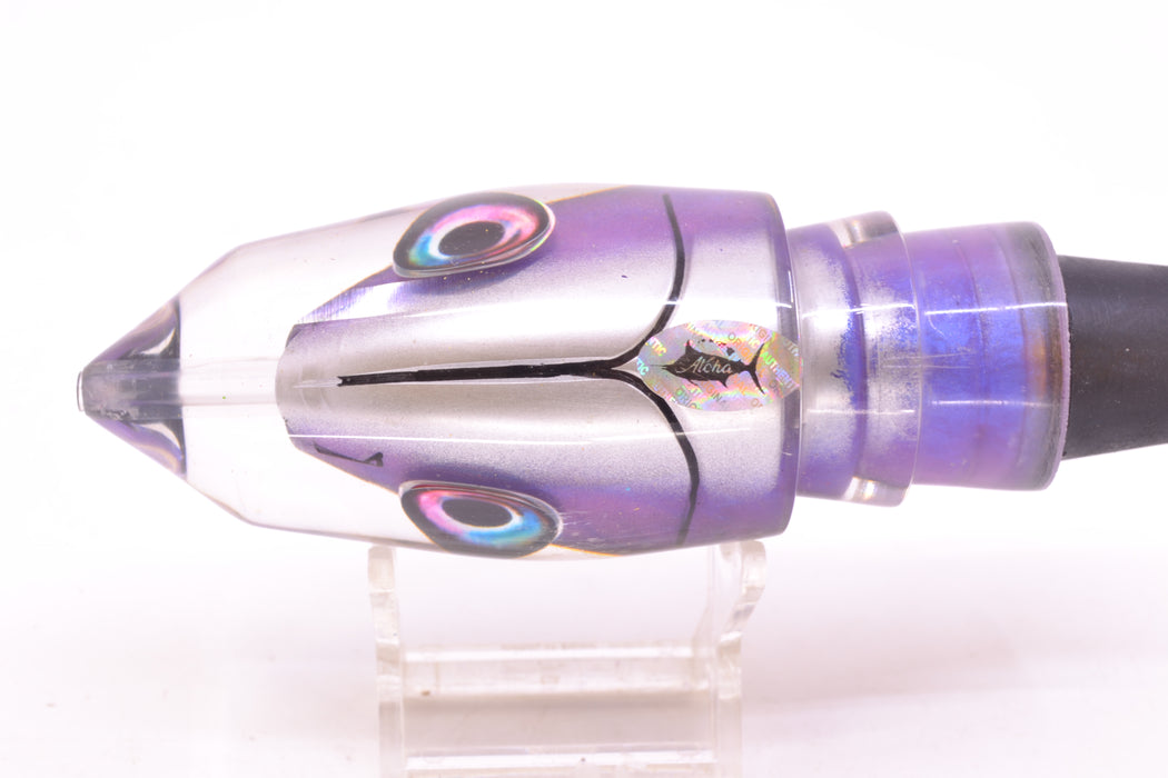 Aloha Lures Black-Purple-Silver "Scared $#!Tless" Deep Six 12" 7.8oz