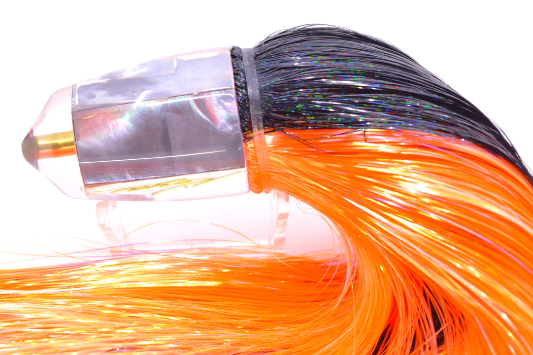 Koya Lures Gray MOP Bullet 9"+ 7.5oz Strobez Black-Orange GZE