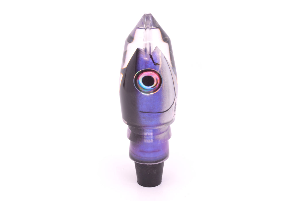 Aloha Lures Black-Purple-Silver "Scared $#!Tless" Deep Six 12" 7.8oz