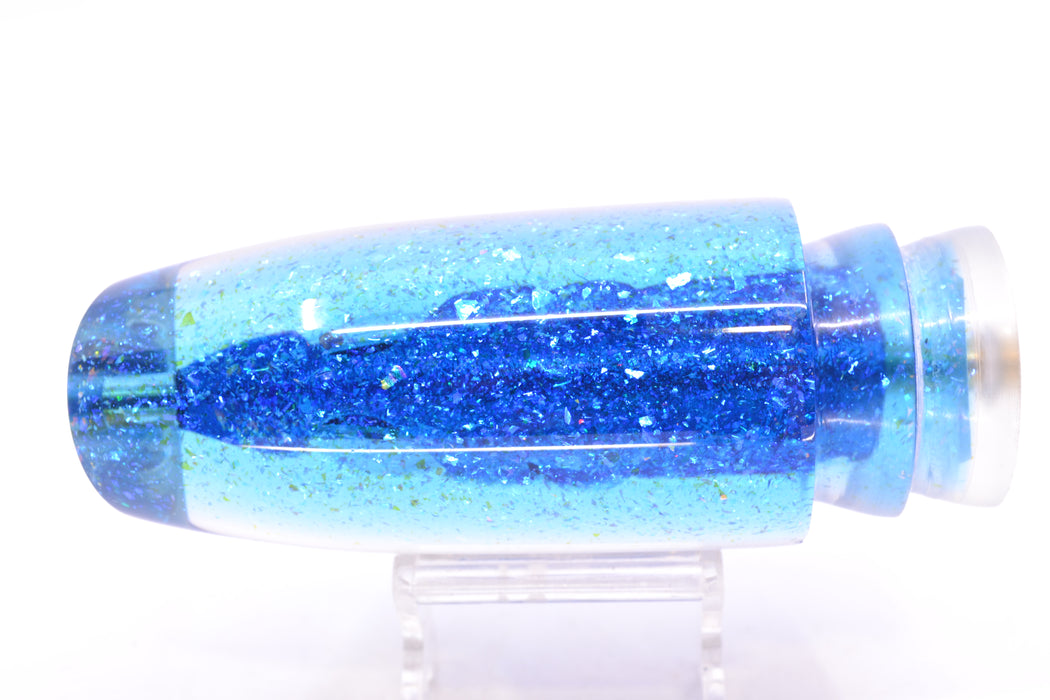 Joe Yee by KEGZ-Niiyama Collab Blue Fish Head Blue Back Super Plunger 14" 7.2oz