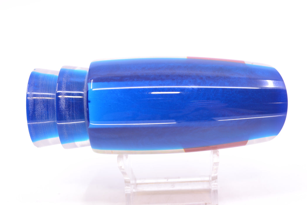 Koya Lures White MOP Blue Back Medium Poi Dog 14" 7.5oz