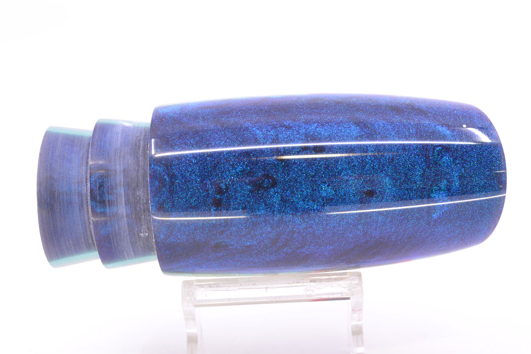 Ali'i Kai Lures "Bonito" White MOP Blue-Teal Back Yakuza 14" 6.8oz