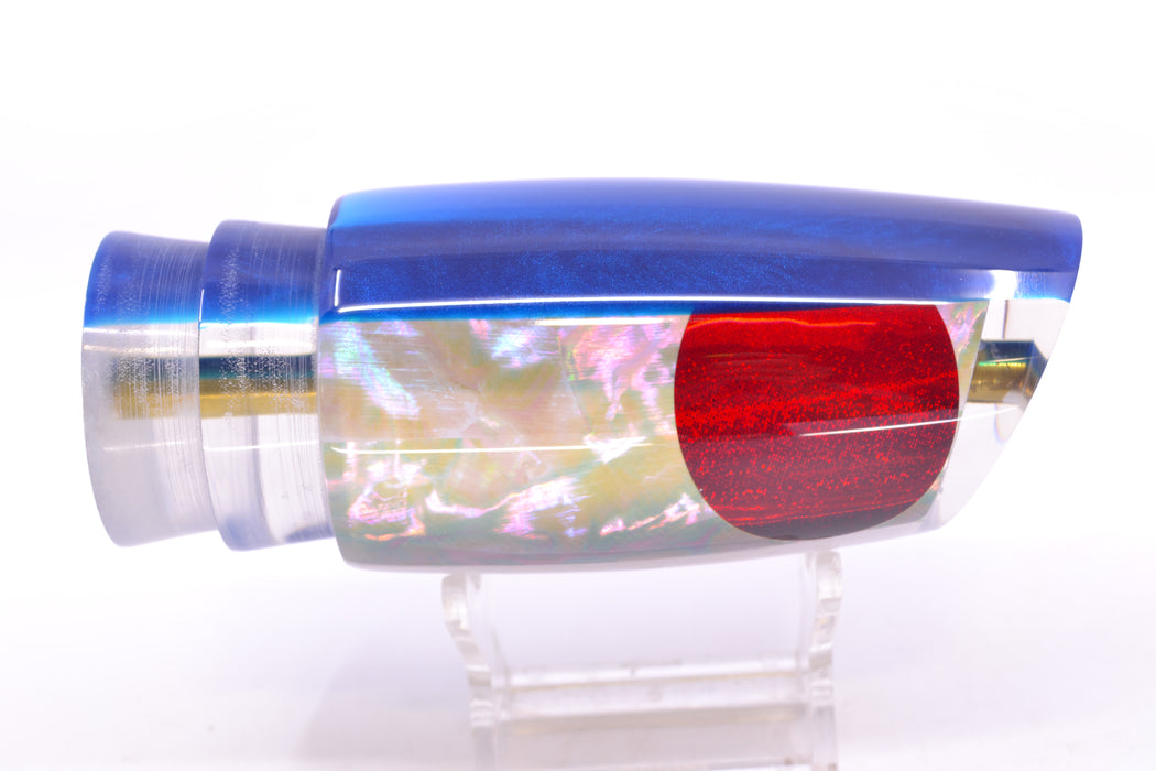 Koya Lures White MOP Blue Back Medium Poi Dog 14" 7.5oz