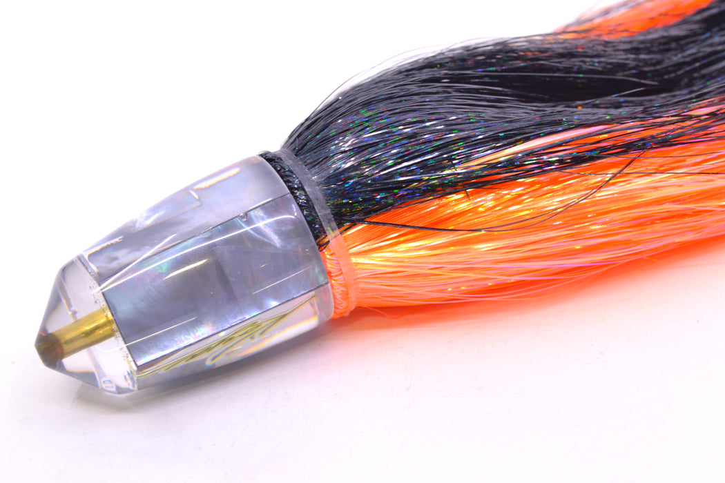 Koya Lures Gray MOP Bullet 9"+ 7.5oz Strobez Black-Orange GZE