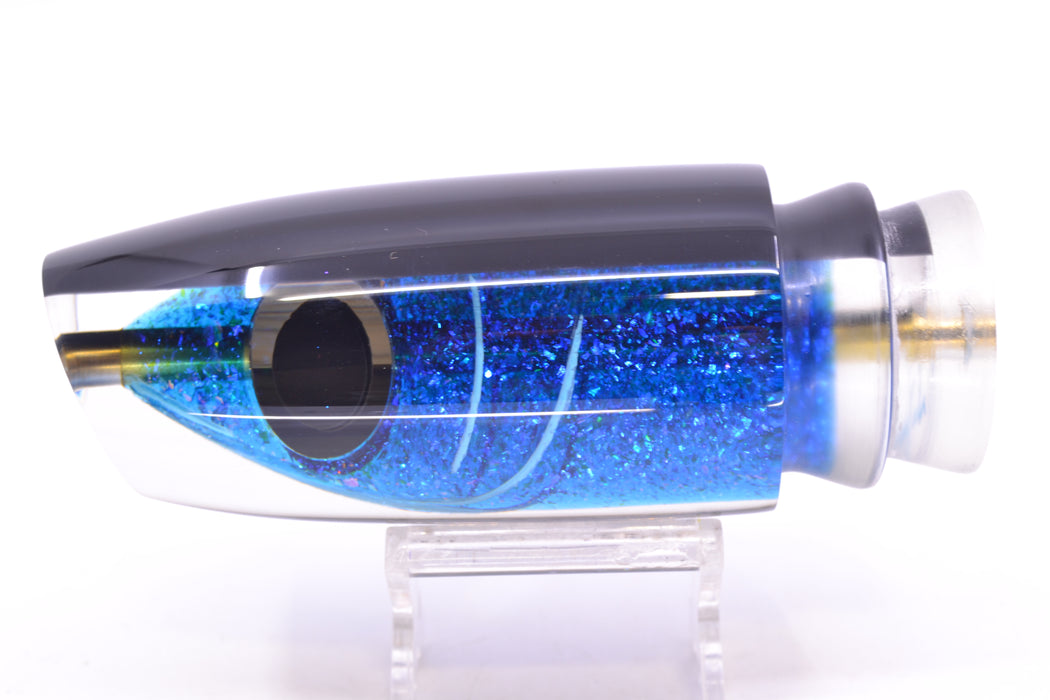 Joe Yee by KEGZ-Niiyama Collab Dark Blue Fish Head Black Back Super Plunger 14" 7.2oz
