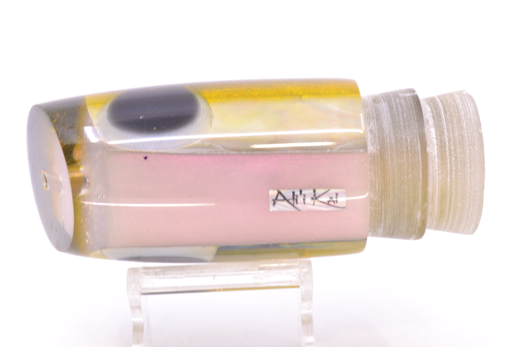 Ali'i Kai Lures White MOP Gray-Blue-Yellow Back Yakuza 14" 6.8oz