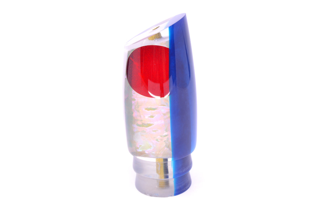 Koya Lures White MOP Blue Back Medium Poi Dog 14" 7.5oz