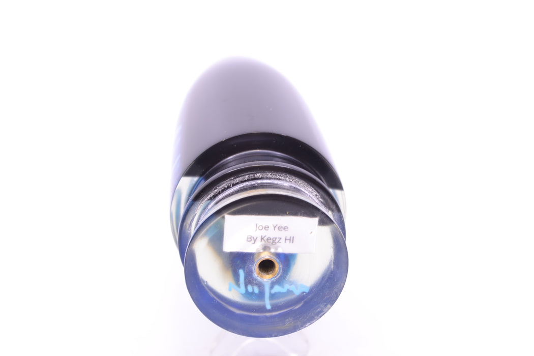 Joe Yee by KEGZ-Niiyama Collab Dark Blue Fish Head Black Back Super Plunger 14" 7.2oz