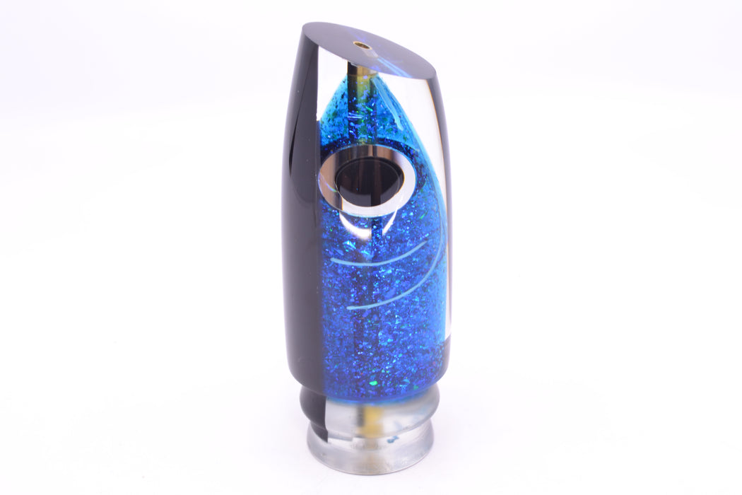 Joe Yee by KEGZ-Niiyama Collab Dark Blue Fish Head Black Back Super Plunger 14" 7.2oz