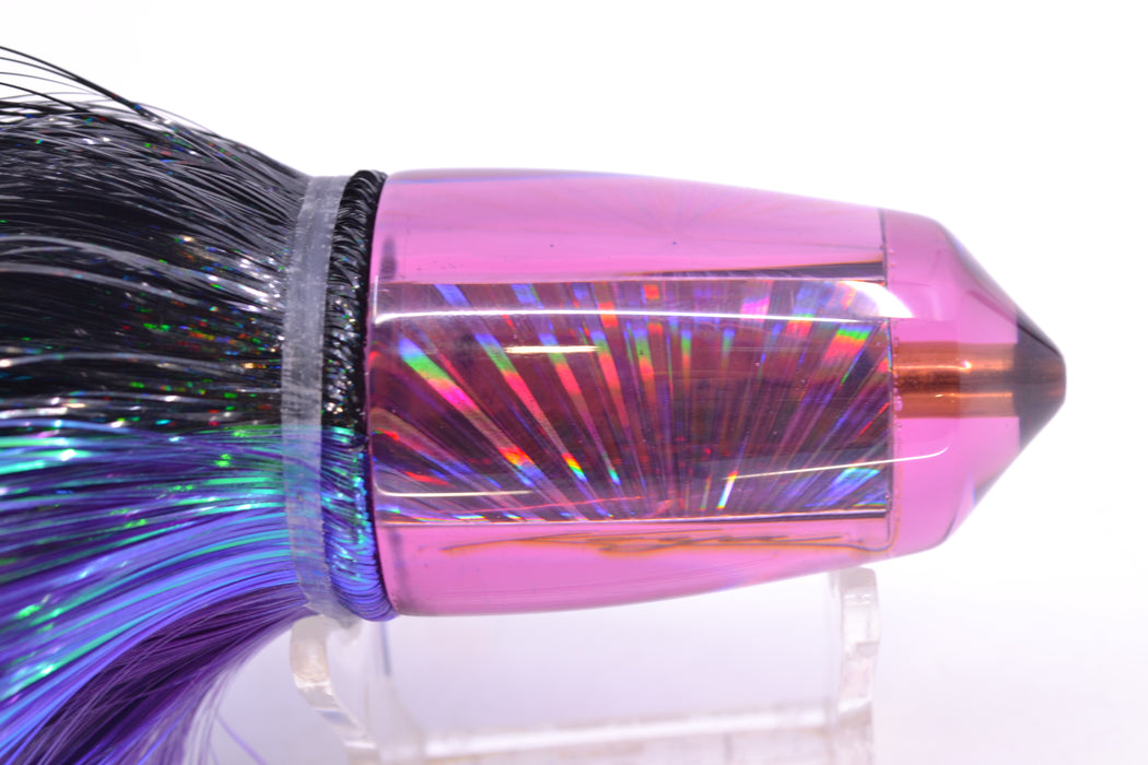 Koya Lures Purple Rainbow Starburst Bullet 9"+ 7.5oz Strobez Black-Purple/Ice Blue GZE