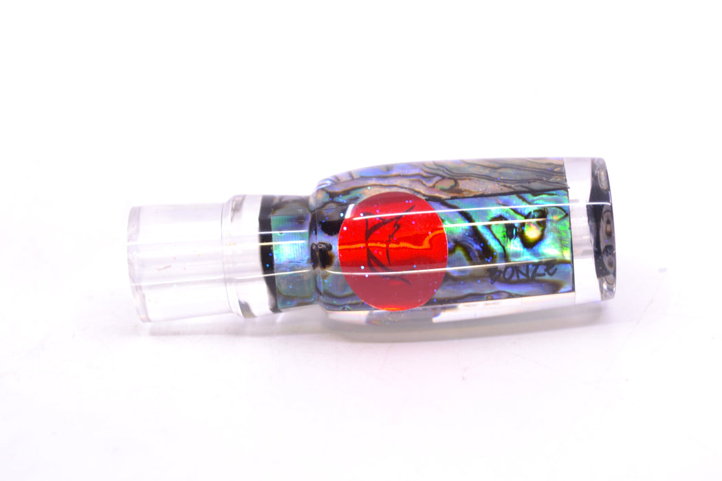 Bonze Lures Paua Shell Red Eyes Sniper 5" 0.4oz GZE