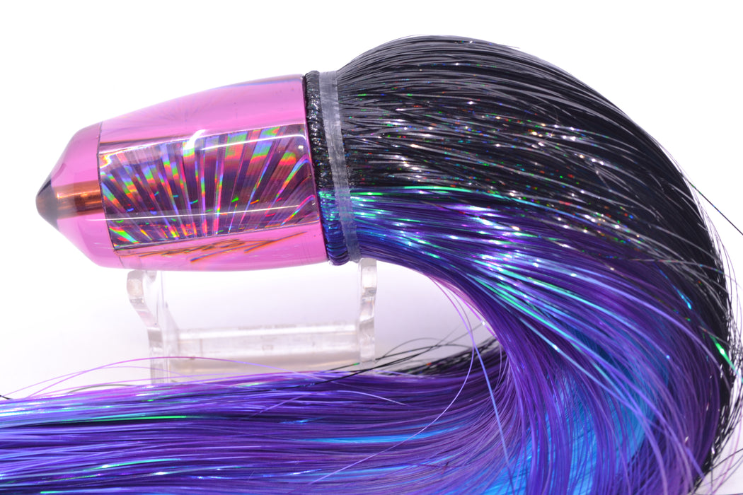 Koya Lures Purple Rainbow Starburst Bullet 9"+ 7.5oz Strobez Black-Purple/Ice Blue GZE