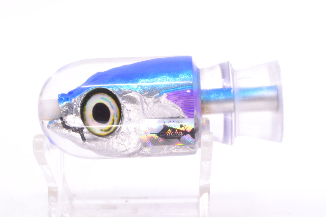 Aloha Lures Blue-Ice Blue Back Purple Fins Magic Malolo 9" 3oz