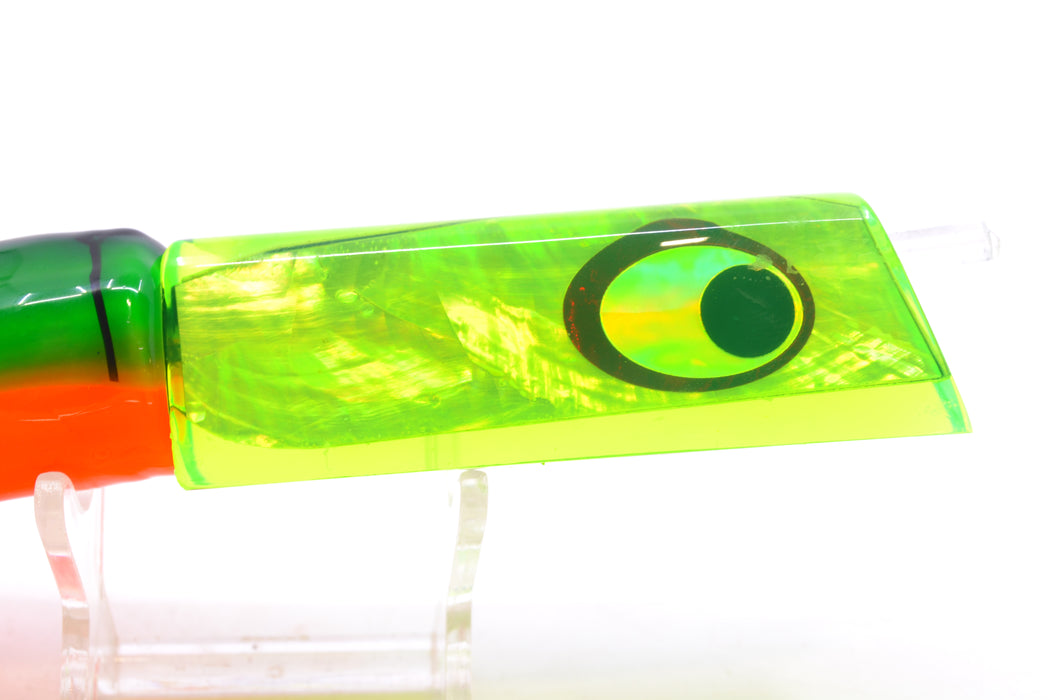 Marlinstar Chartreuse MOP Medium Tomahawk G4 9"+ 5.2oz Skirted Guacamaya GZE