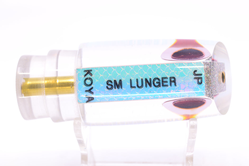 Koya Lures Ice Rainbow Scale Black-Red Eyes JP Small Lunger 10" 3.5oz