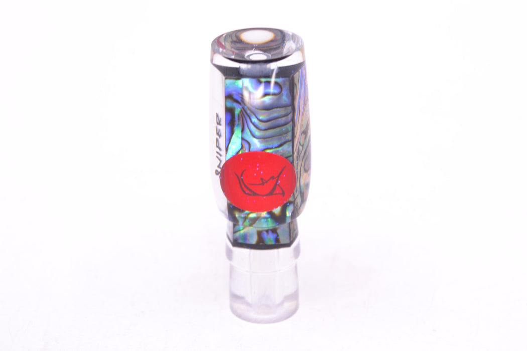 Bonze Lures Paua Shell Red Eyes Sniper 5" 0.4oz GZE