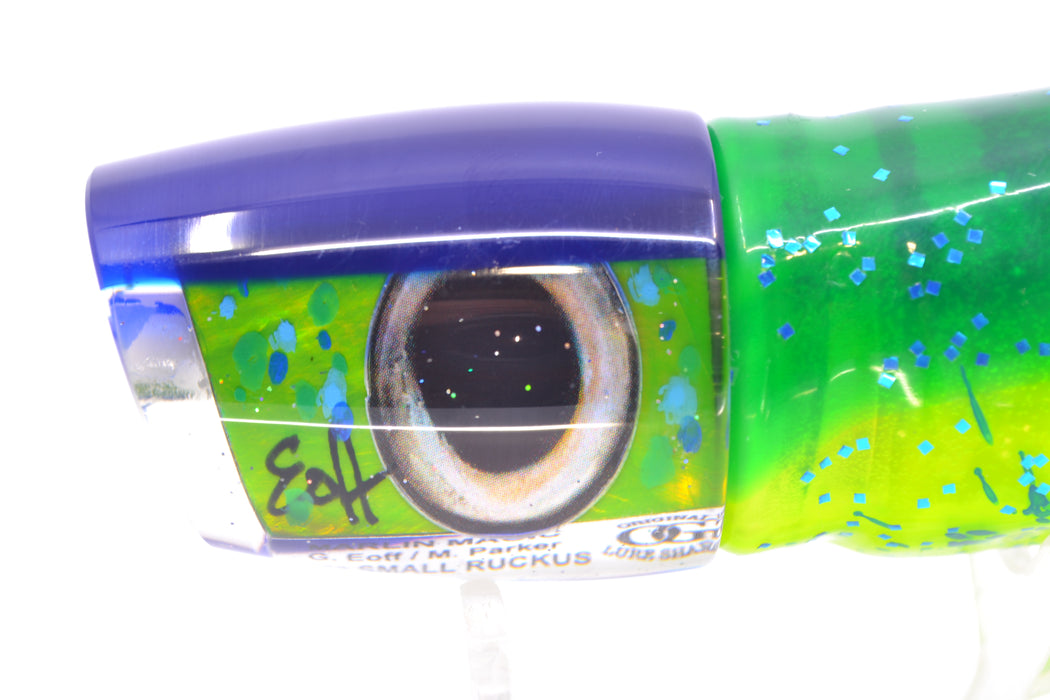 Marlin Magic Mahi MOP Blue Back Taxi Eyes Small Ruckus 9" 5oz Skirted Mahi