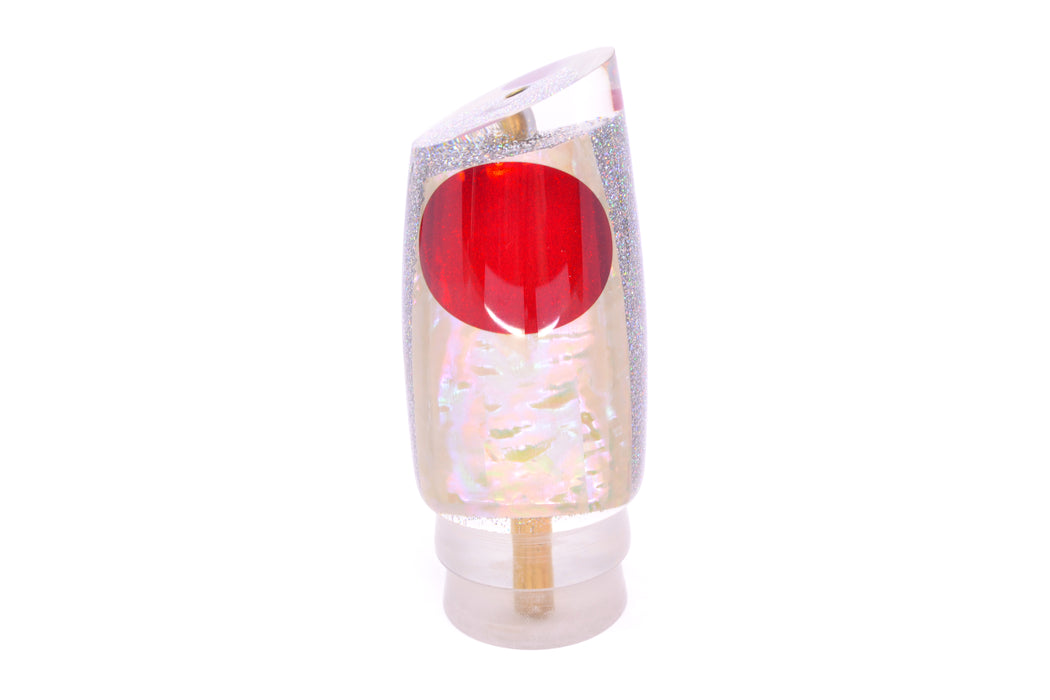 Koya Lures White MOP Holographic Pearl Medium Poi Dog 14" 7.5oz