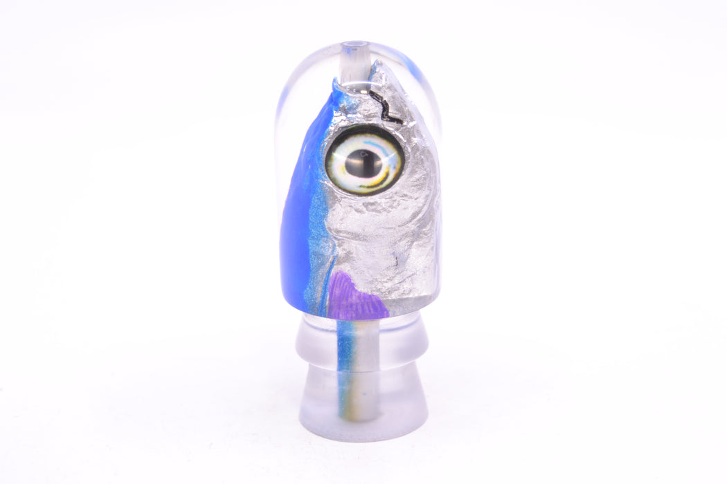 Aloha Lures Blue-Ice Blue Back Purple Fins Magic Malolo 9" 3oz