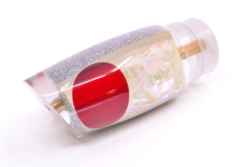 Koya Lures White MOP Holographic Pearl Medium Poi Dog 14" 7.5oz