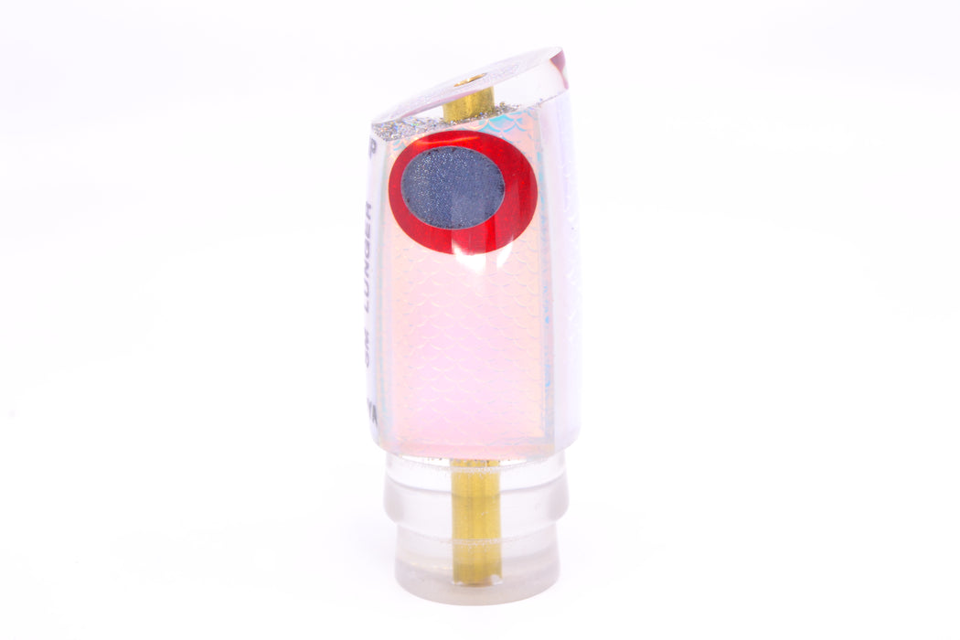 Koya Lures Ice Rainbow Scale Black-Red Eyes JP Small Lunger 10" 3.5oz